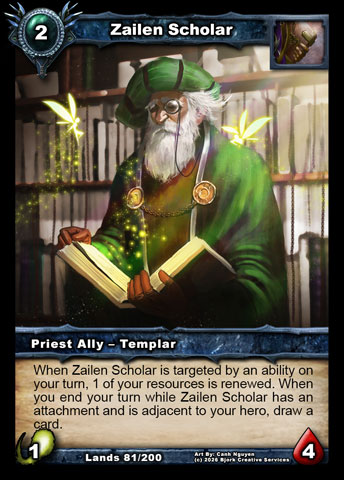Zailen Scholar (Priest Ally - Templar)