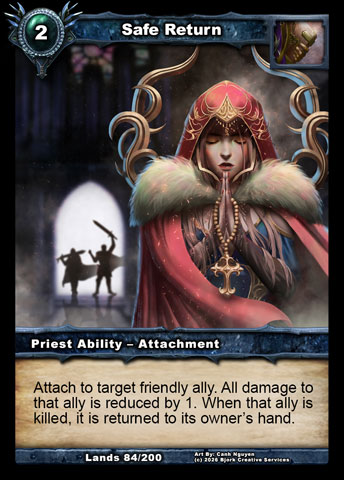 Safe Return (Priest Ability - Attachment)