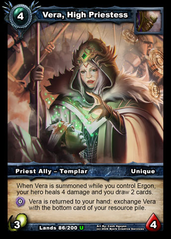 Vera, High Priestess (Priest Ally - Templar)
