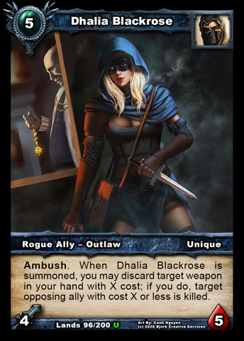 Dhalia Blackrose (Rogue Ally - Outlaw)