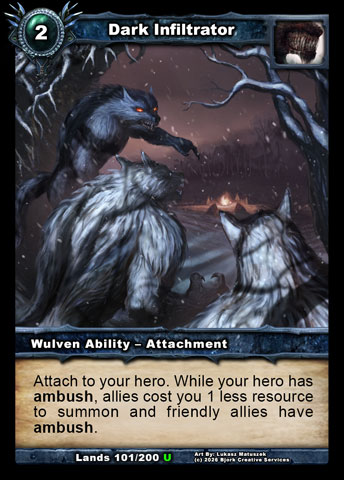 Dark Infiltrator (Wulven Ability - Attachment)