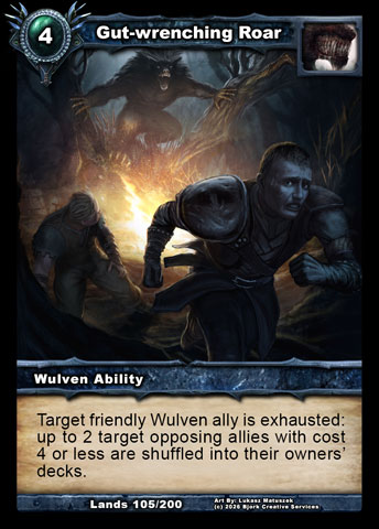 Gut-wrenching Roar (Wulven Ability)
