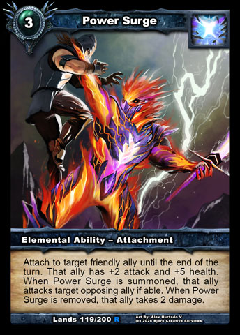 Power Surge (Elemental Ability - Attachment)