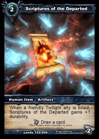 Scriptures of the Departed (Human Item - Artifact)