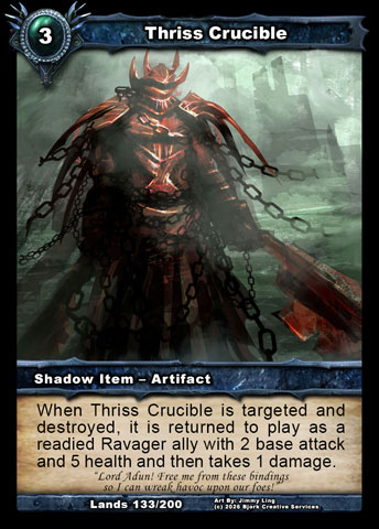 Thriss Crucible (Shadow Item - Artifact)
