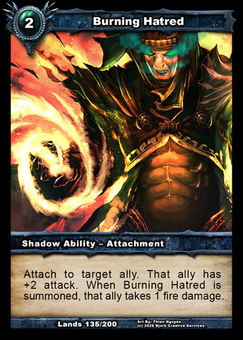 Burning Hatred (Shadow Ability - Attachment)