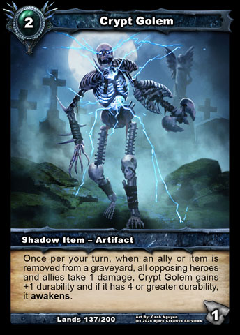 Crypt Golem (Shadow Item - Artifact)