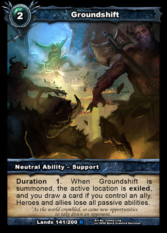 Groundshift (Neutral Ability - Support)