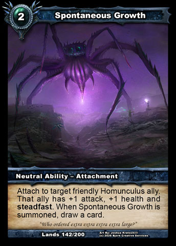 Spontaneous Growth (Neutral Ability - Attachment)