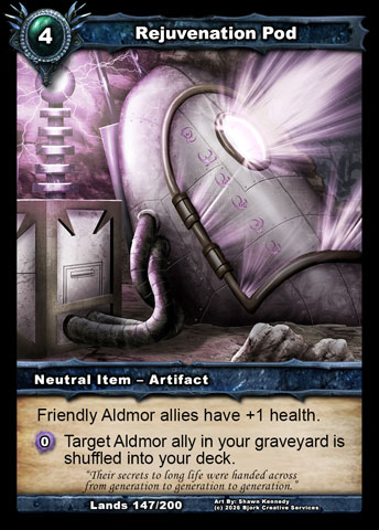 Rejuvenation Pod (Neutral Item - Artifact)