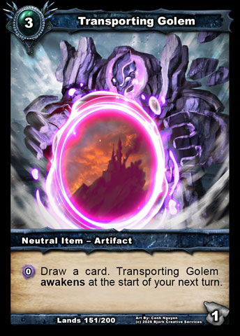 Transporting Golem (Neutral Item - Artifact)