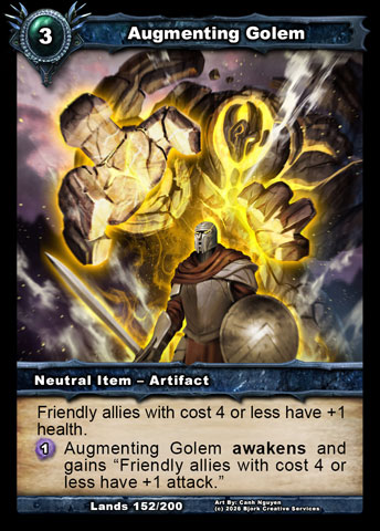Augmenting Golem (Neutral Item - Artifact)