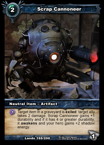 Scrap Cannoneer (Neutral Item - Artifact)
