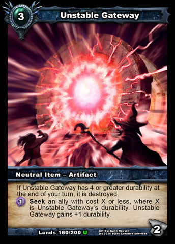 Unstable Gateway (Neutral Item - Artifact)