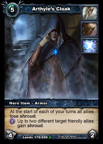Arthyle's Cloak (Warrior, Priest, Elemental Item - Armor)