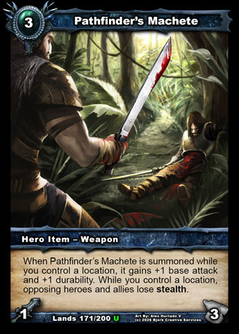Pathfinder's Machete (Neutral Item - Weapon)