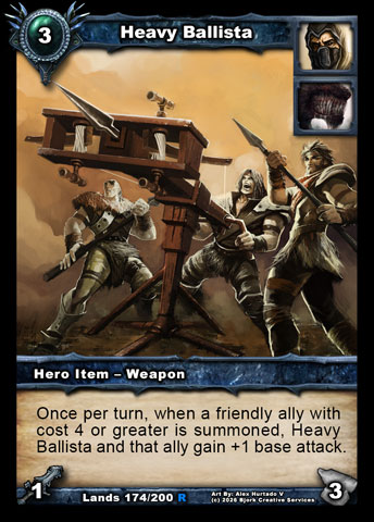 Heavy Ballista (Rogue, Wulven Item - Weapon)