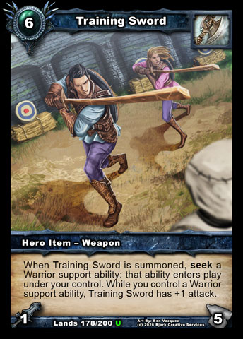 Training Sword (Warrior Item - Weapon)