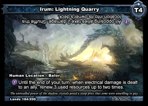 Irum: Lightning Quarry (Human Location - Balor)