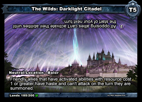 The Wilds: Darklight Citadel (Neutral Location - Balor)