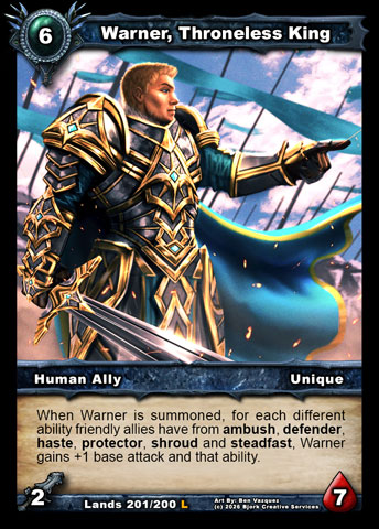 Warner, Throneless King (Human Ally)