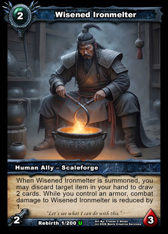 Wisened Ironmelter (Human Ally - Scaleforge)