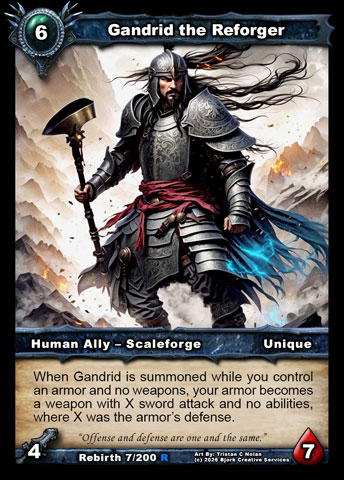 Gandrid the Reforger (Human Ally - Scaleforge)
