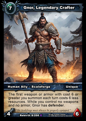 Gnor, Legendary Crafter (Human Ally - Scaleforge)