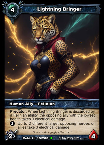 Lightning Bringer (Human Ally - Felinian)