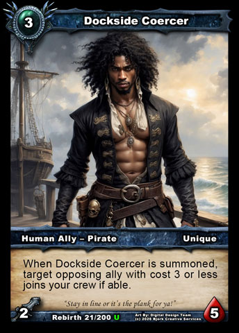 Dockside Coercer (Human Ally - Pirate)