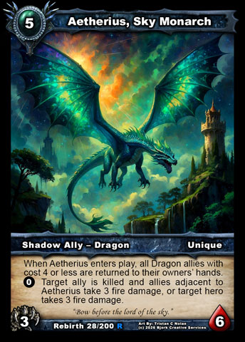 Aetherius, Sky Monarch (Shadow Ally - Dragon)