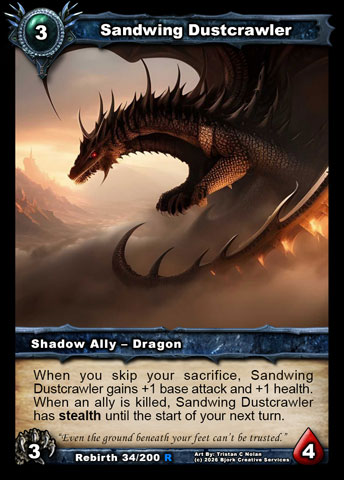 Sandwing Dustcrawler (Shadow Ally - Dragon)