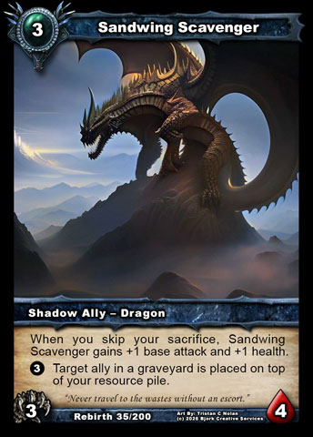 Sandwing Scavenger (Shadow Ally - Dragon)