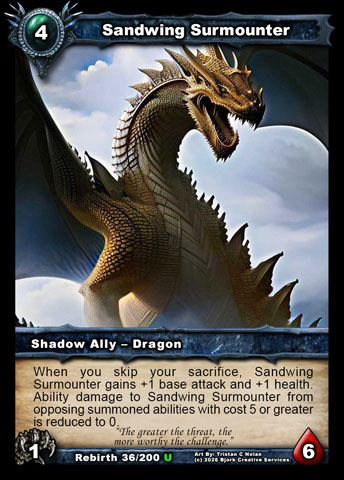 Sandwing Surmounter (Shadow Ally - Dragon)