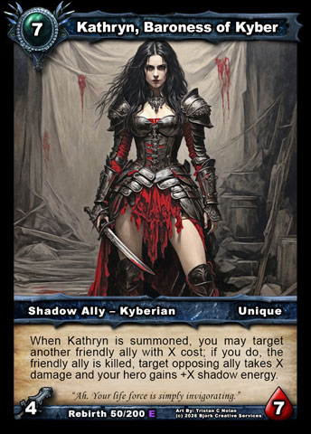 Kathryn, Baroness of Kyber (Shadow Ally - Kyberian)