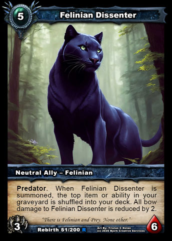 Felinian Dissenter (Neutral Ally - Felinian)