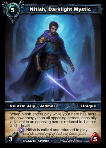 Nitish, Darklight Mystic (Neutral Ally - Aldmor)