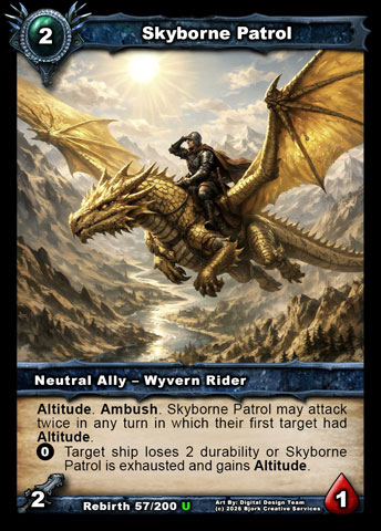 Skyborne Patrol (Neutral Ally - Wyvern Rider)
