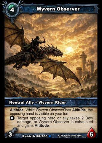 Wyvern Observer (Neutral Ally - Wyvern Rider)