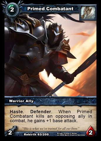 Primed Combatant (Warrior Ally)