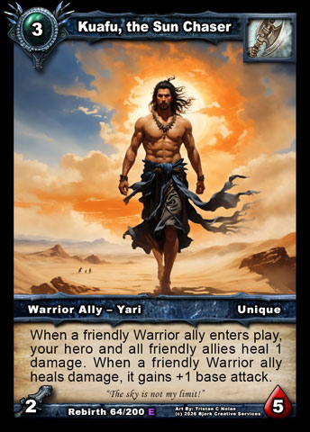 Kuafu, the Sun Chaser (Warrior Ally - Yari)