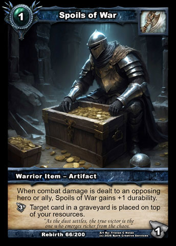 Spoils of War (Warrior Item - Artifact)