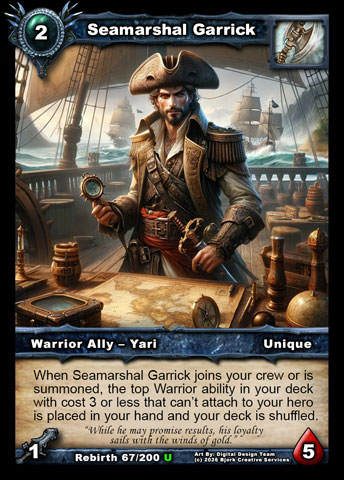 Seamarshal Garrick (Warrior Ally - Yari)
