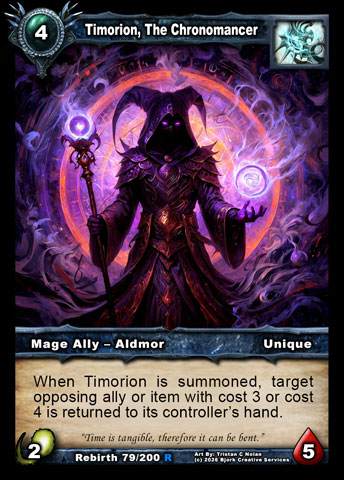 Timorion, The Chronomancer (Mage Ally - Aldmor)