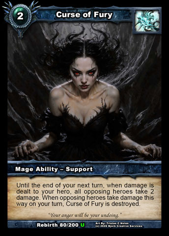 Curse of Fury (Mage Ability - Support)