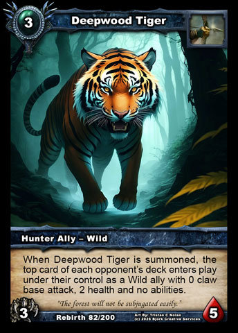 Deepwood Tiger (Hunter Ally - Wild)