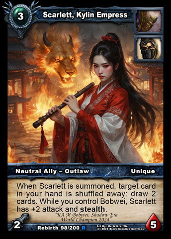 Scarlett, Kylin Empress (Priest, Rogue Ally - Outlaw)