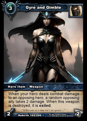 Gyre and Gimble (Rogue Item - Weapon)