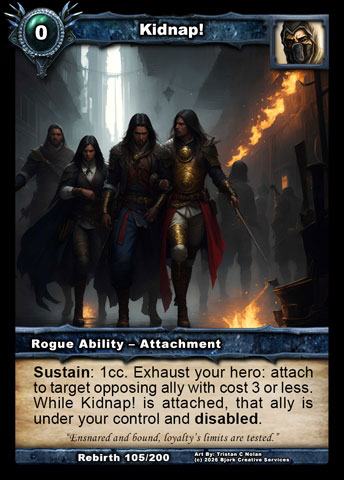 Kidnap! (Rogue Ability - Attachment)