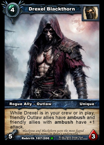 Drexel Blackthorn (Rogue Ally - Outlaw)